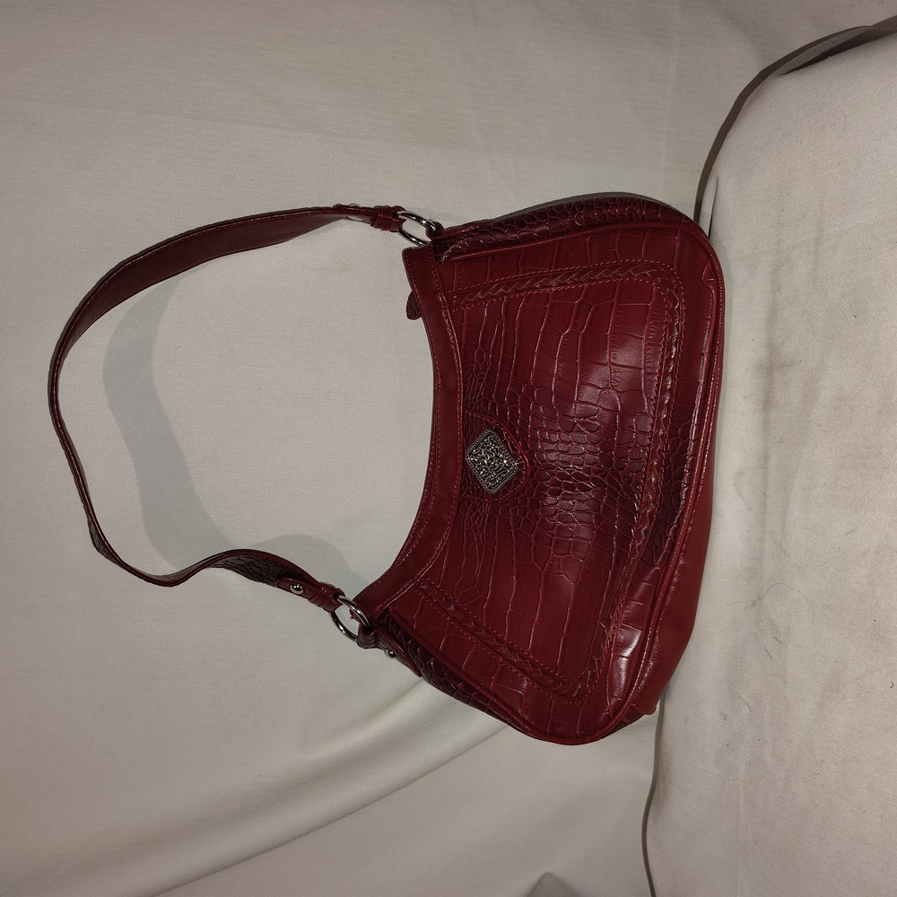 Coldwater Creek,  red purse, fake snake skin